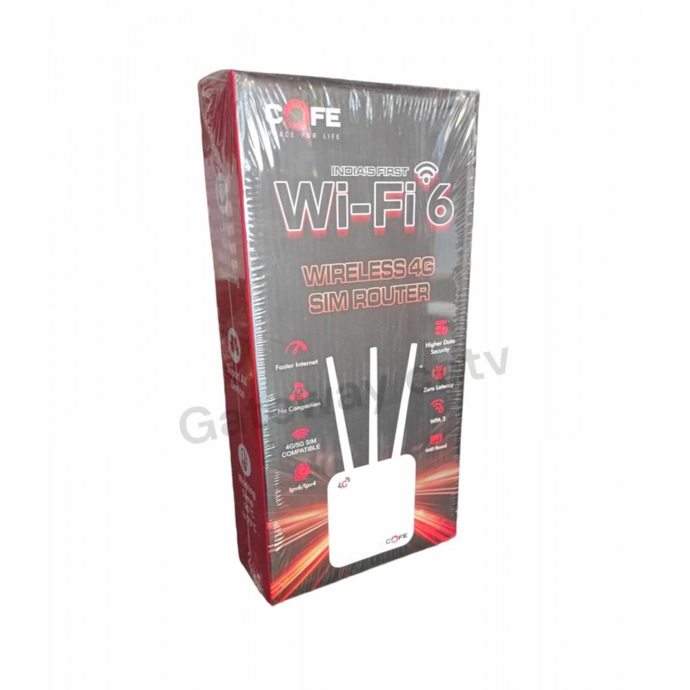 COFE 4G ROUTER LAN+WIFI MODEL CF 903 - 3 ANTENNA  WITH ADAPTER WIFI-6